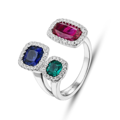 Silver Ring Original Design - Sultanite Stone Color Changes