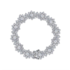Diamond Flowers Bracelet For Women - Wedding Fine Jewelry