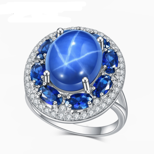 Sapphire Rings 925 Sterling Silver - Modern Luxury Style Fine Jewelry 1