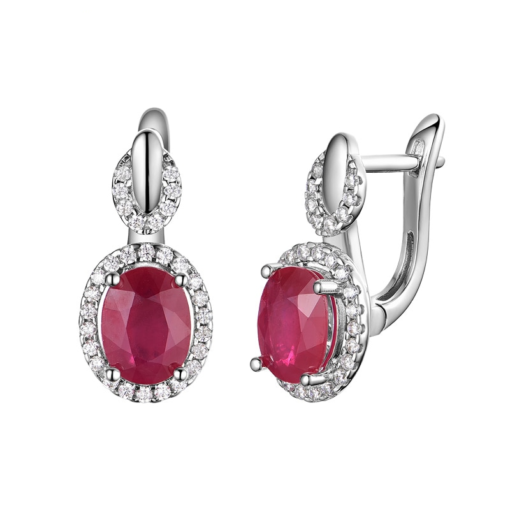 Classic design earring - Natural precious gemstone 925 sterling silver jewelry